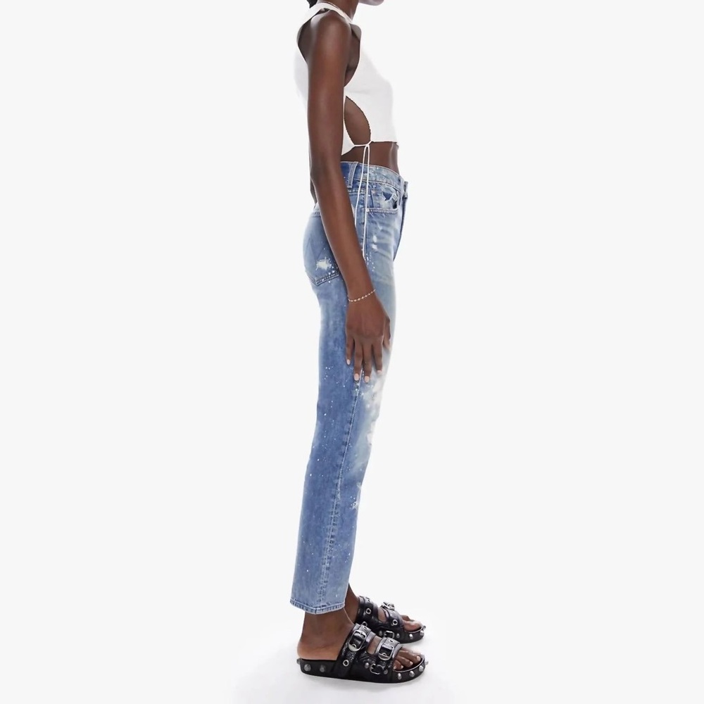 MOTHER High-Waisted Rider Ankle Jeans - Picture 2 of 7
